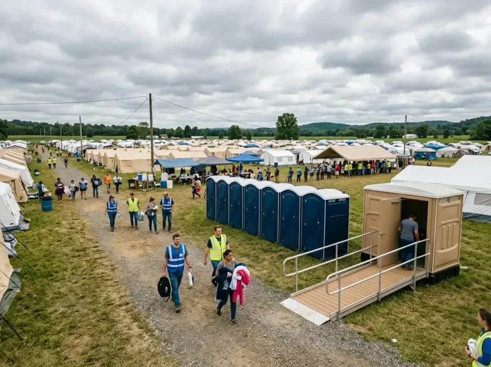 disaster-relief-camp-restrooms-010 — frequently asked questions, Dumpster & Portable Bathrooms Rental in Brookhaven, WV